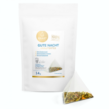 Gute Nacht Tee – 21 Pyramidenbeutel à 2 g Kräutertee, 100% Natur, ohne Zucker- & Aromazusatz – Smart Fasting