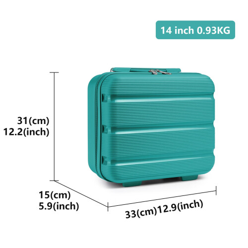 KONO cosmetics Trousse de maquillage rigide compacte pour bagage cabine 2