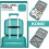 KONO cosmetics Trousse de maquillage rigide compacte pour bagage cabine 7
