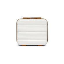 KONO cosmetics Trousse de maquillage rigide compacte pour cabine, Ivoire