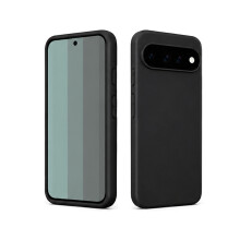 (Black) For Google Pixel 11 Pro XL Silicone Gel Case Tough Shockproof Protective Cover