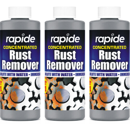 3 x 200ml Concentrated Rust Remover rust nut bolt