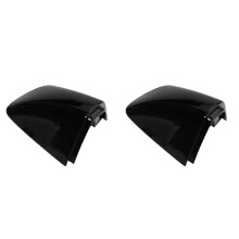 2X 1K8837879 5KD837879 Front Left Door Handle Lock Cylinder Cover Compatible with 6 Sharan Superb Black