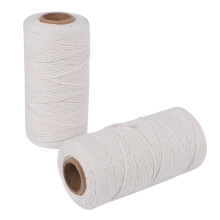 Cotton String Macrame Cord for Plant Hanger Handmade Decoration Making Knitting Cotton Rope(3mm x 110Yards)