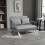 Two-Seater Click-Clack Sofa Bed - Light Grey 4