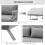 Two-Seater Click-Clack Sofa Bed - Light Grey 7