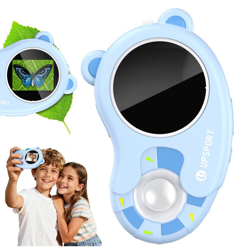2 in 1 Microscope Video Camera, 2" IPS Screen 1000X Handheld Digital Microscopes Pocket Microscope Camera for Kids 1