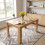 Wooden Rectangle Oak Dining Table (140x80x75cm) 1