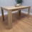 Wooden Rectangle Oak Dining Table (140x80x75cm) 5