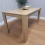 Wooden Rectangle Oak Dining Table (140x80x75cm) 6