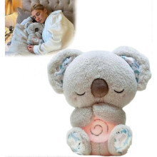 Evoraco Soothing Koala Bear, Calming Otter, Sleep Otter, Arrily Anxiety Relief Koala, Breathing Otter, Portable Plush Toy with Music Lights & Rhythmic