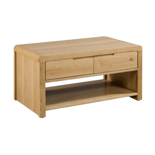 Curve Oak Coffee Table 1