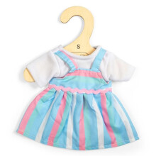 roupa de boneca vestido listrado - vestido de boneca para boneco