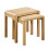 Curve Oak Nest Of 2 Tables 2