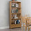 Curve Oak Tall Bookcase 1