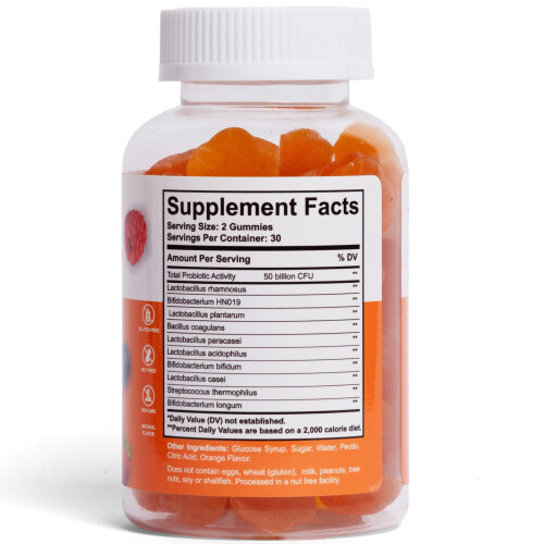 Aclla Probiotic Gummies, 50 Billion CFU,10 Strains 1