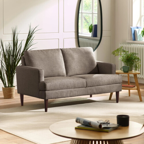 Daisy Coyote Grey Chenille 2 Seater Sofa