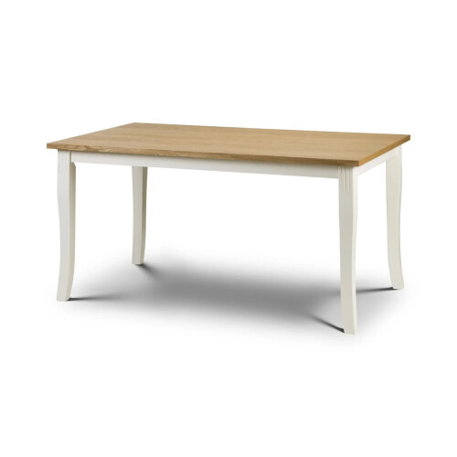 Davenport Oak/White Dining Table 1