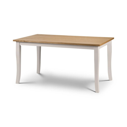 Davenport Oak/Elephant Grey Dining Table 1