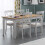 Davenport Oak/Elephant Grey Dining Table 1