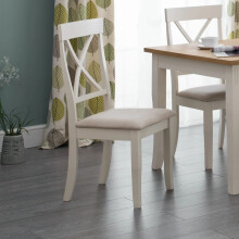 Set Of 2 Davenport Chairs ivory color