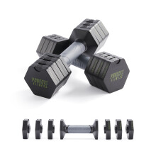 Phoenix Fitness Adjustable Dumbbell - Black