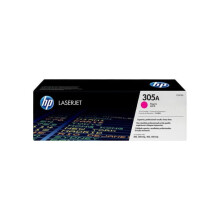 Cartucho de toner magenta HP 305A (CE413A) para impressoras LaserJet Pro 300/400 - Capacidade 2.600 páginas