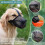 Soft Mesh Covered Muzzle For Small Medium Large Dogs Stop Biting A-XL 4