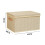 Foldable Fabric Storage Baskets With Handles Organizing Boxes(36*25*20cm) 3