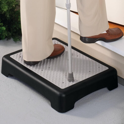 HALF STEP ANTI SLIP ELDERLY DISABILITY DOOR WALKING STOOL OUTDOOR MOBILITY AID 2