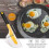 stuks omeletspatels, siliconen omeletspatel, omklapbare omeletspatel 3