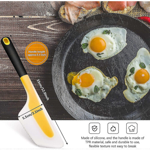 stuks omeletspatels, siliconen omeletspatel, omklapbare omeletspatel 2