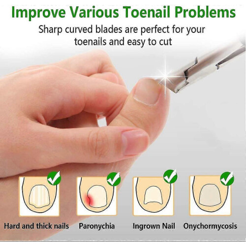 Coupe-ongles pour orteils, coupe-ongles de podologue 2