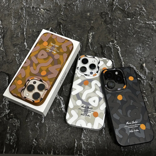 Coque Graffiti pour iPhone 17 Pro Max et iPhone 16 - Compatible MagSafe, aspect mat et protection intégrale 1
