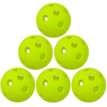 Pickleball-Bälle für den Innenbereich – 12er-Pack, 26 Löcher – Langlebig und unterhaltsam für alle Altersgruppen