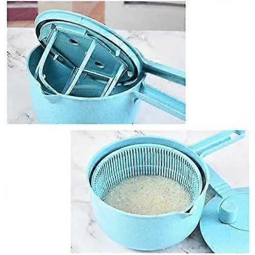 Salad Spinner Vegetable Dehydrator, Multifunctional Fruit Salad Blender Kitchen Tool for Efficient Washing and Drying 2
