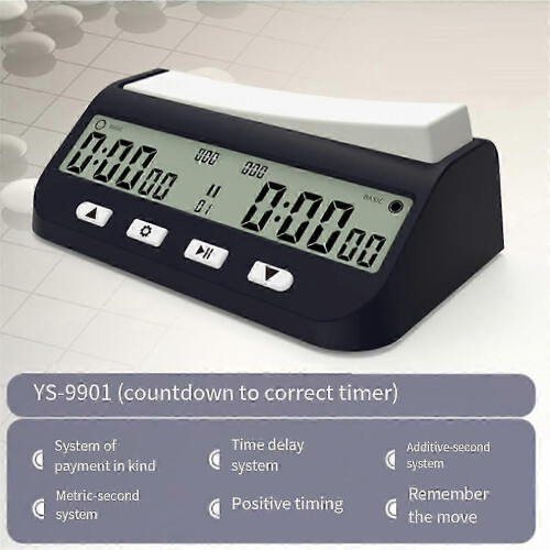 Schaaktimer Professionele schaakklok Multifunctioneel digitaal horloge 1
