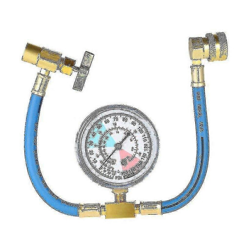 R134a auto airco navulset met drukmeter - Professioneel navulgereedschap 1