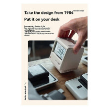 Nieuwe retro klok, creatieve wekker, speciaal voor studenten, wekobject, bureaudecoratie, computertoetsenbord