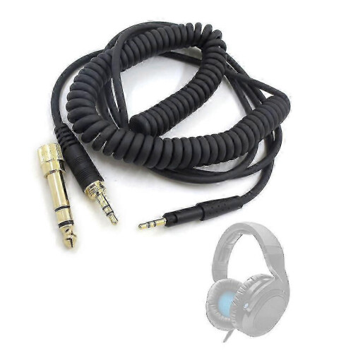 Συμβατό με καλώδιο ελατηρίου Sennheiser HD6DJ/HD8 6.35mm OFC για χρήση σε εξοπλισμό 1