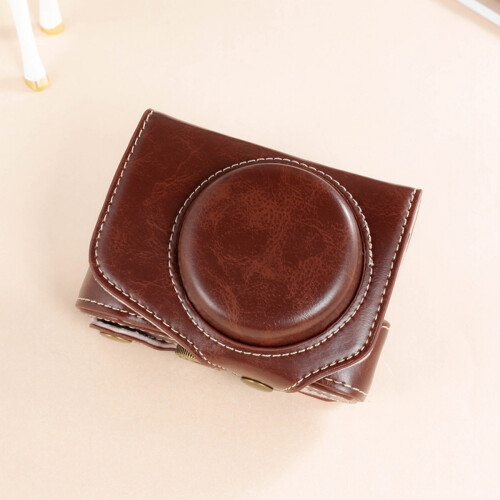 Protective Leather Camera Shell with Compatible For Canon G7X2/G7X3