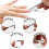 Cuticle Pusher Nail Scraper Set Professional Remover Tool Nail Manicure tools 5