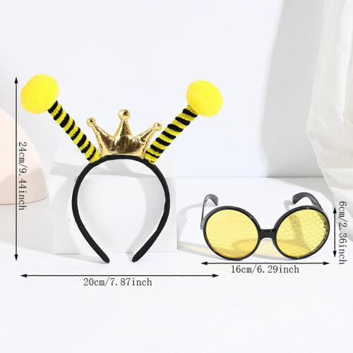 Κιτ Στολής Bumble Bees για Παιδιά, Ενηλίκων, Κοστούμι Μελισσών, Κεραία, Κεφα 2