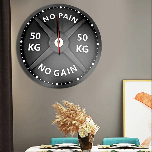 50kg zegar ścienny okrągły, cichy, akrylowy 1