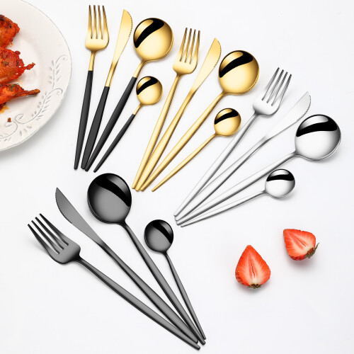 Tea Spoon Cutlery Stainless Steel Coffee Spoon Silverware Small Stirring Spoon 1