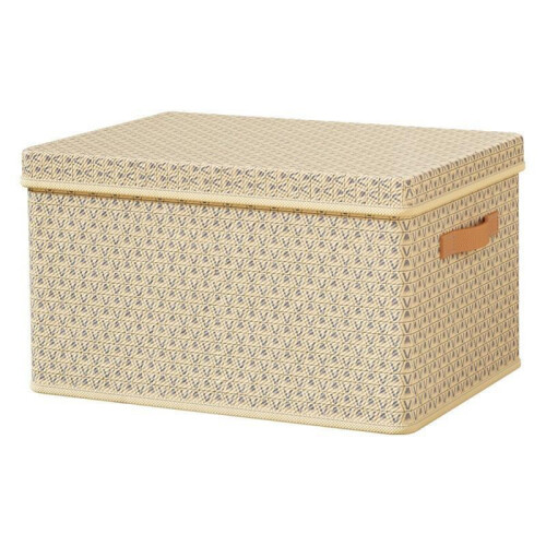 Foldable Fabric Storage Baskets With Handles Organizing Boxes(36*25*20cm)
