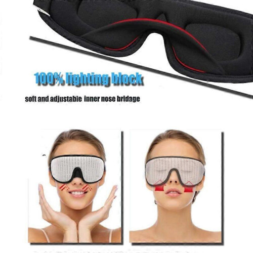Three-dimensional Shading Sleep eye mask Eye Protection Breathable Office Lunch Break Sleeping Goggles 1