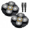 2PCS Head Shaver Replacement Heads with 2 Cleaning Brushes for Titanium Shavers, Smooth Close Shave, Easy Maintenance 1