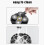 2PCS Head Shaver Replacement Heads with 2 Cleaning Brushes for Titanium Shavers, Smooth Close Shave, Easy Maintenance 4
