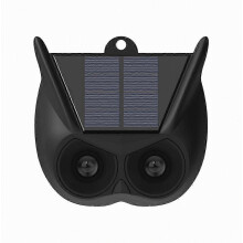 Dispositivo ahuyentador de animales solar impermeable IP55 para jabalíes, conejos y ciervos, repelente nocturno para zorros, mapaches y coyotes